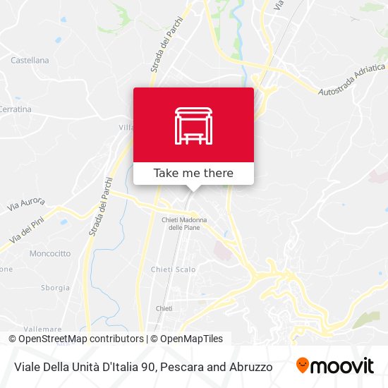 Viale Della Unità D'Italia 90 map