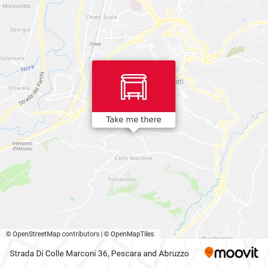 Strada Di Colle Marconi 36 map