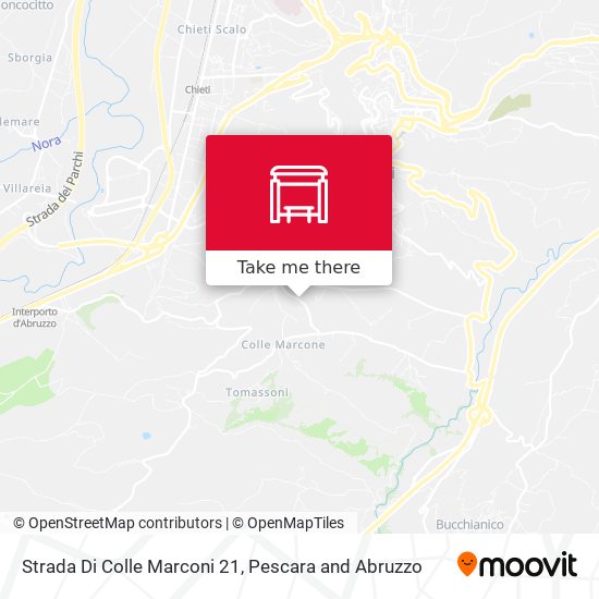 Strada Di Colle Marconi 21 map