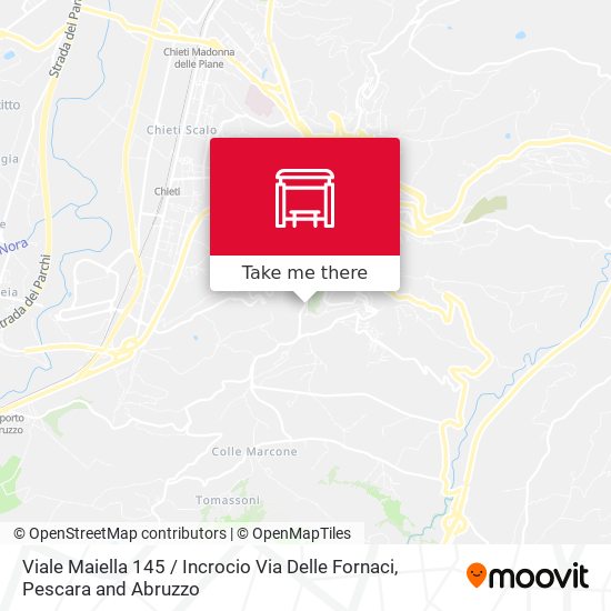 Viale Maiella 145 / Incrocio Via Delle Fornaci map