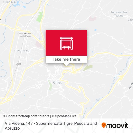 Via Picena, 147 - Supermercato Tigre map