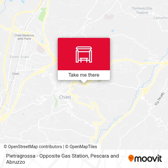 Pietragrossa - Opposite Gas Station map