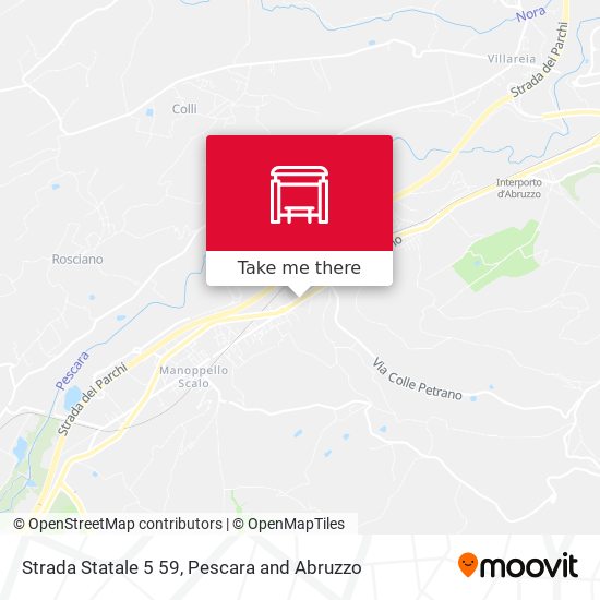 Strada Statale 5  59 map