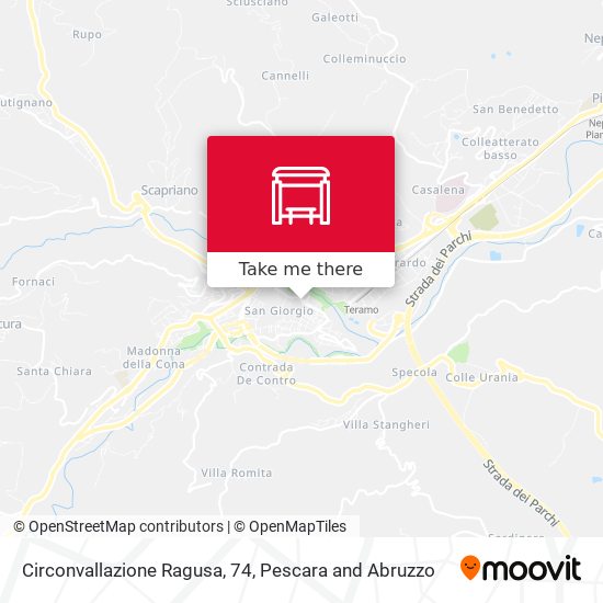 Circonvallazione Ragusa, 74 map