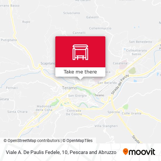 Viale A. De Paulis Fedele, 10 map