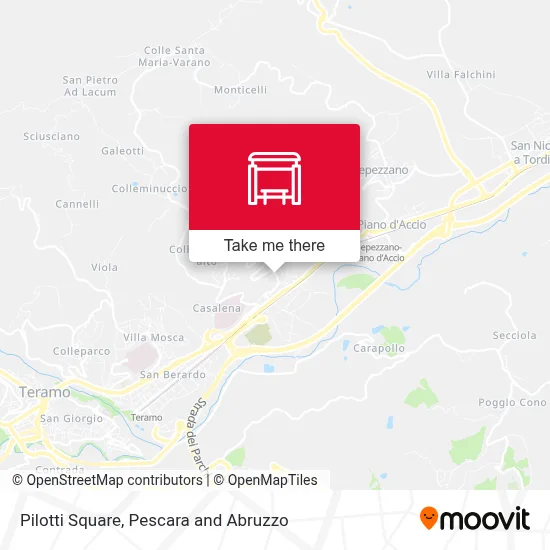 Pilotti Square map