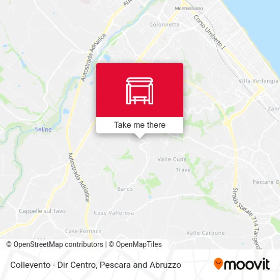 Collevento - Dir Centro map