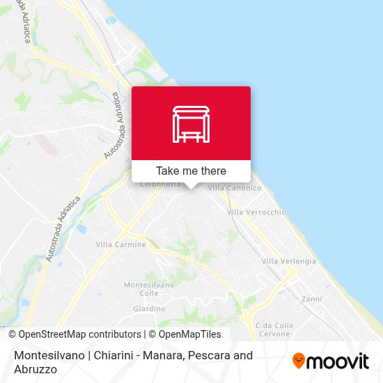 Montesilvano | Chiarini - Manara map