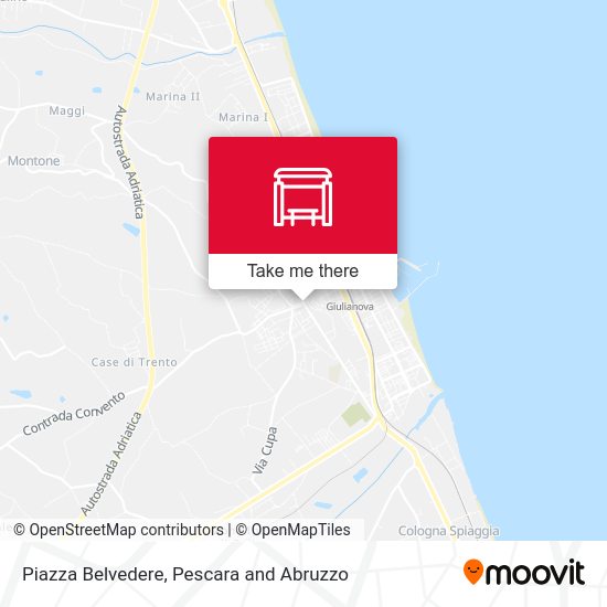 Piazza Belvedere map