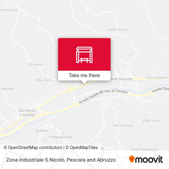 Zona Industriale S.Nicolò map