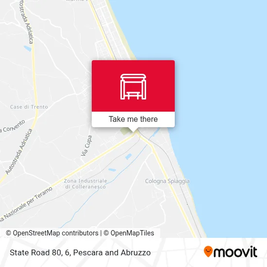 State Road 80, 6 map