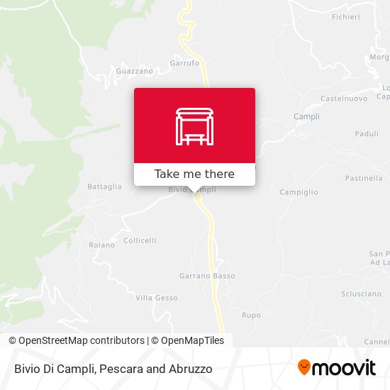 Bivio Di Campli map