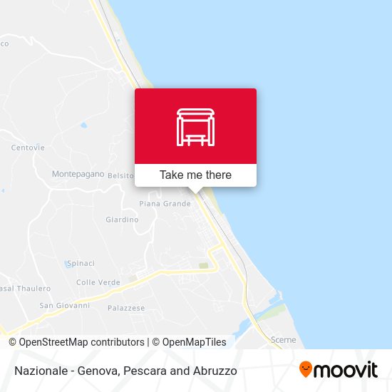 Nazionale - Genova map