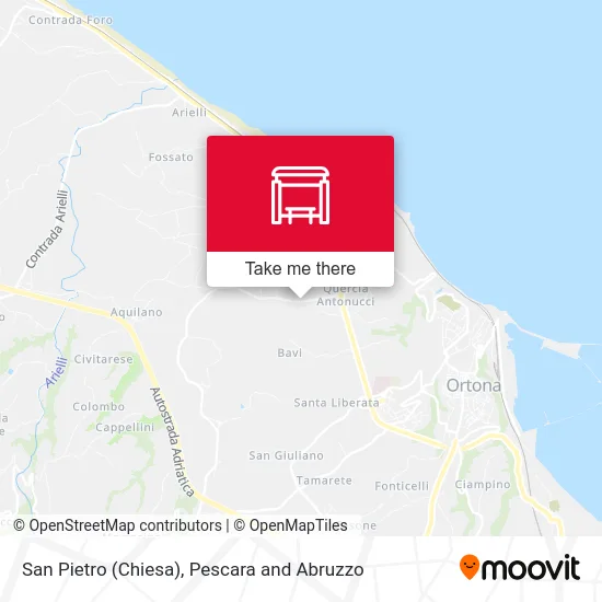 San Pietro Church map