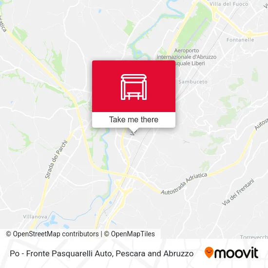 Po - Fronte Pasquarelli Auto map