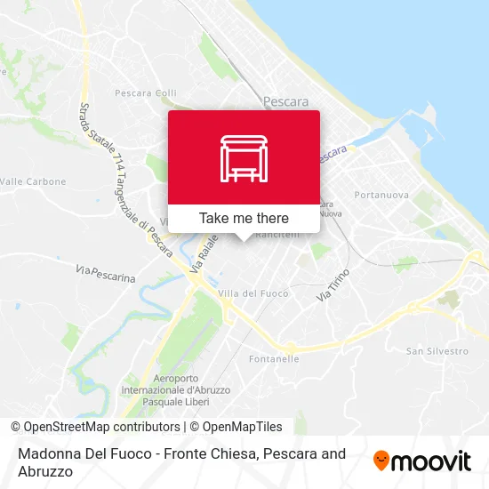 Madonna Del Fuoco - Church Front map