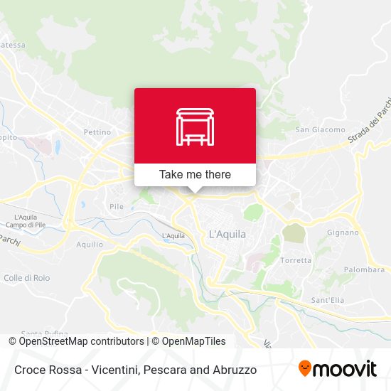 Croce Rossa - Vicentini map