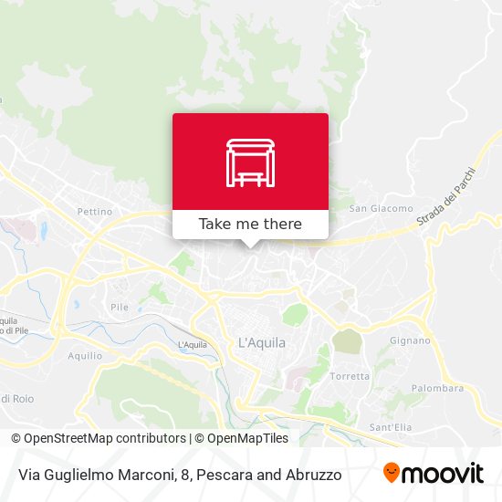 Via Guglielmo Marconi, 8 map