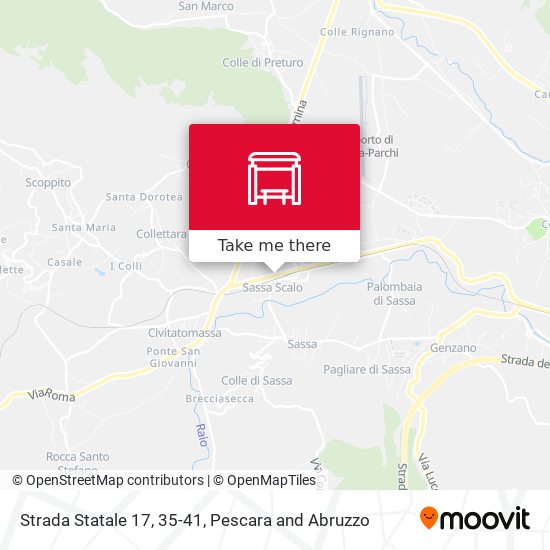 Strada Statale 17, 35-41 map