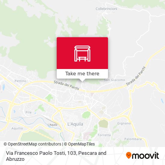 Via Francesco Paolo Tosti, 103 map