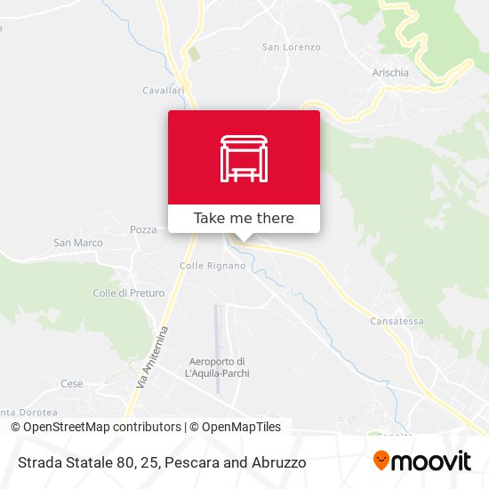Strada Statale 80, 25 map