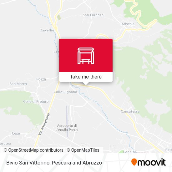 Bivio San Vittorino map