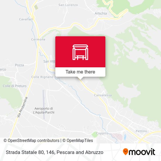 Strada Statale 80, 146 map