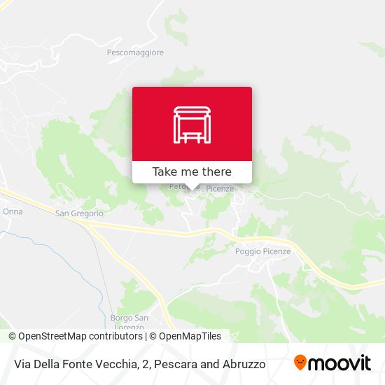 Via Della Fonte Vecchia, 2 map