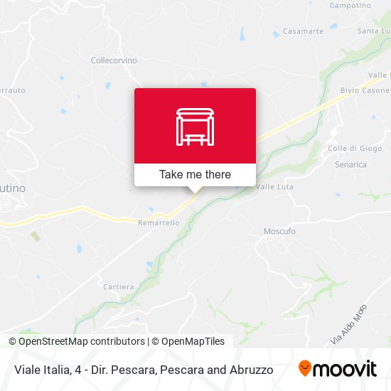 Viale Italia, 4 - Dir. Pescara map