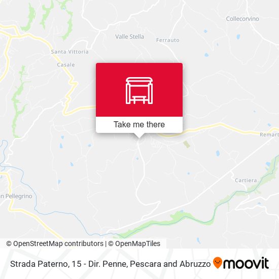 Strada Paterno, 15 - Dir. Penne map