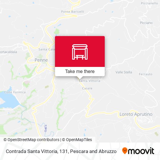 Contrada Santa Vittoria, 131 map