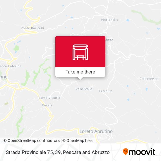 Strada Provinciale 75, 39 map