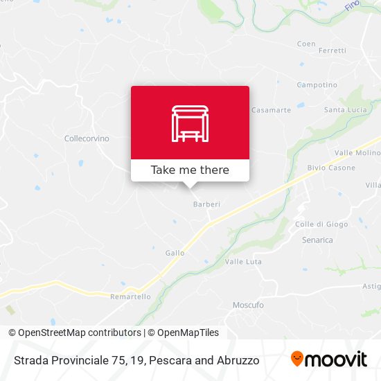 Strada Provinciale 75, 19 map