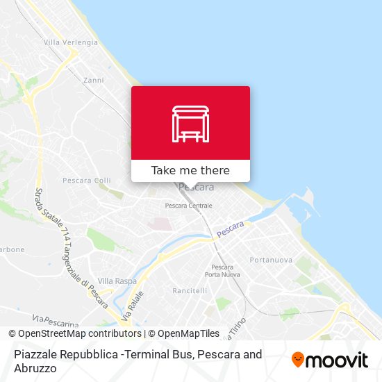 Piazzale Repubblica -Terminal Bus map