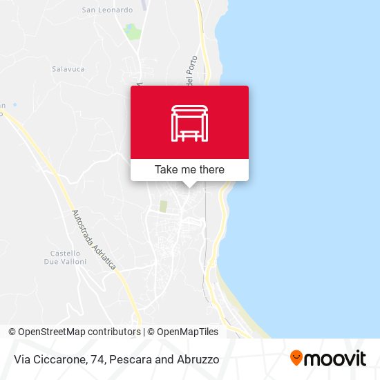 Via Ciccarone, 74 map