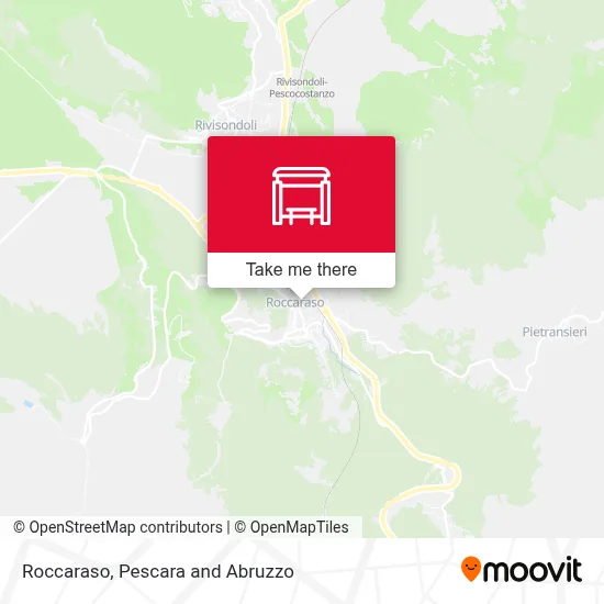 Roccaraso map