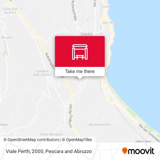 Viale Perth, 2000 map