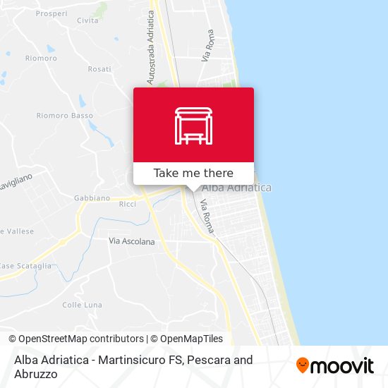 How to get to Alba Adriatica - Martinsicuro FS by Train or Bus?