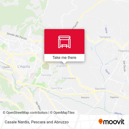 Casale Nardis map