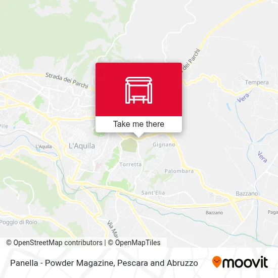 Panella - Powder Magazine map