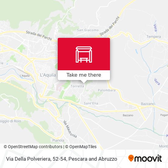 Via Della Polveriera, 52-54 map
