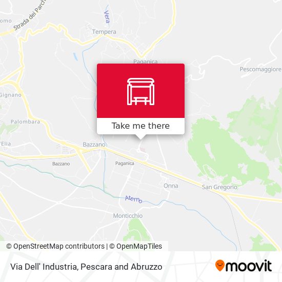 Via Dell' Industria map