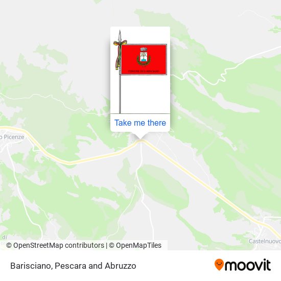 Barisciano map