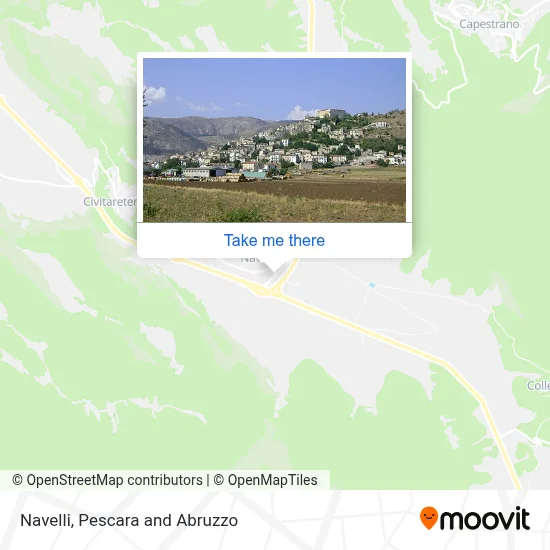 Navelli map