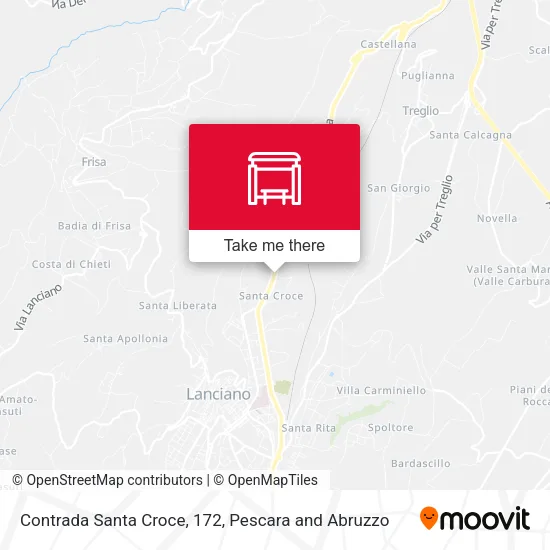 Contrada Santa Croce, 172 map