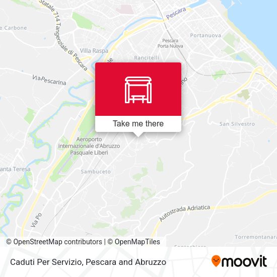 Caduti Per Servizio map