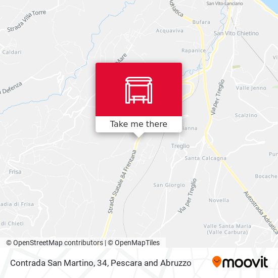 Contrada San Martino, 34 map