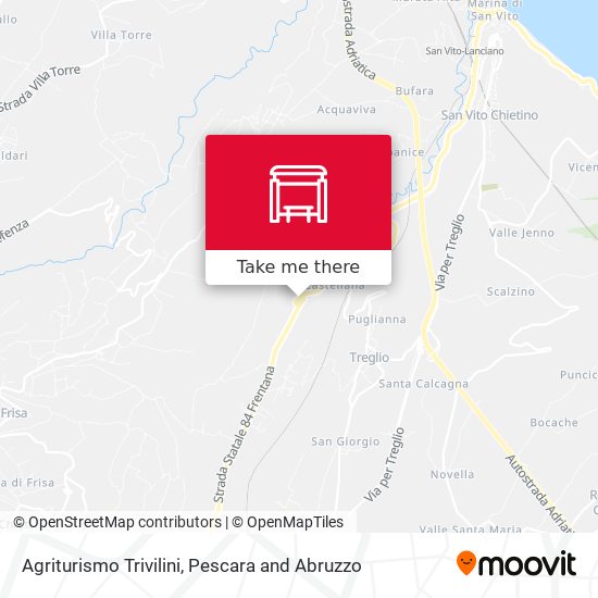 Agriturismo Trivilini map