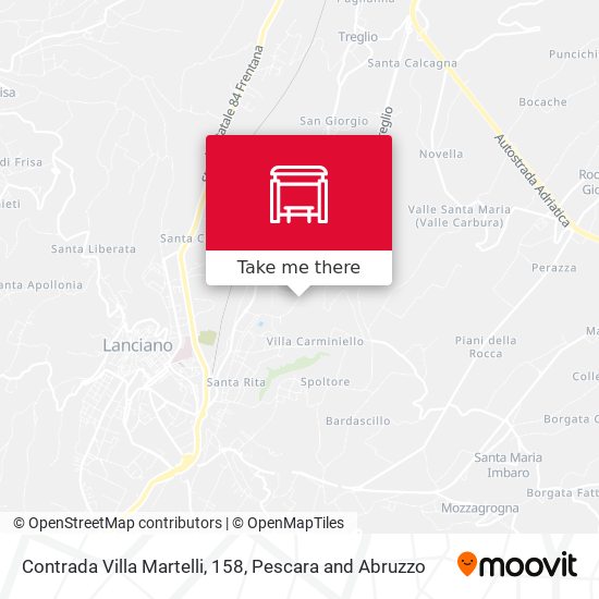 Contrada Villa Martelli, 158 map