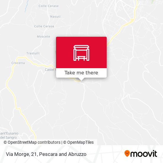 Via Morge, 21 map